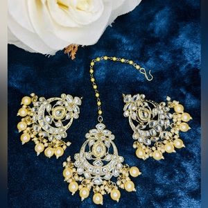 Indian jewlery (Earings and Tikka)